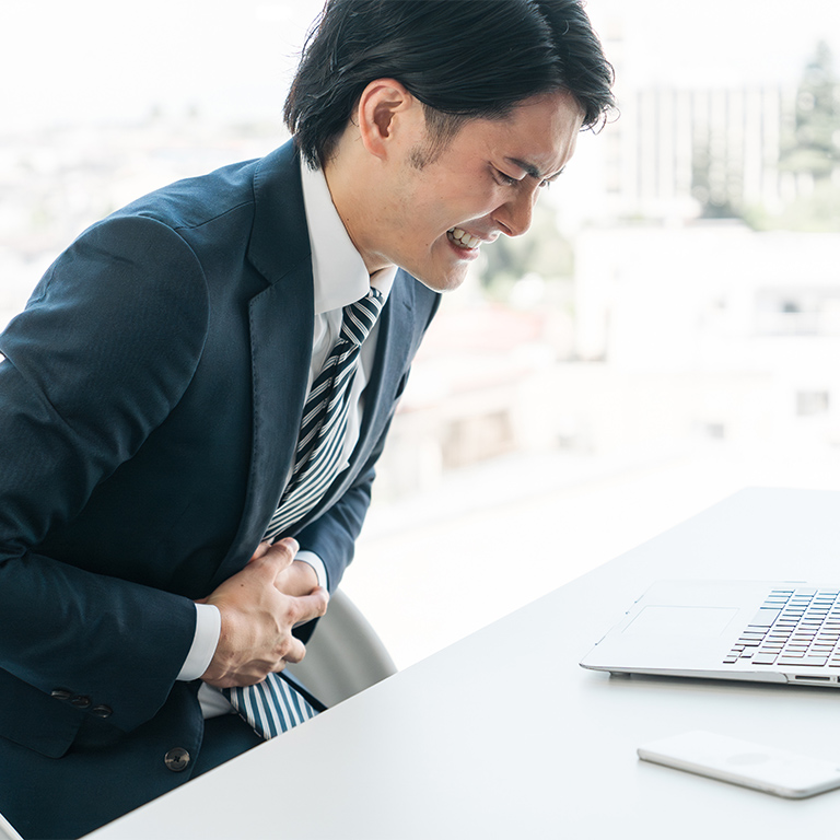 ストレスが主な原因とされている